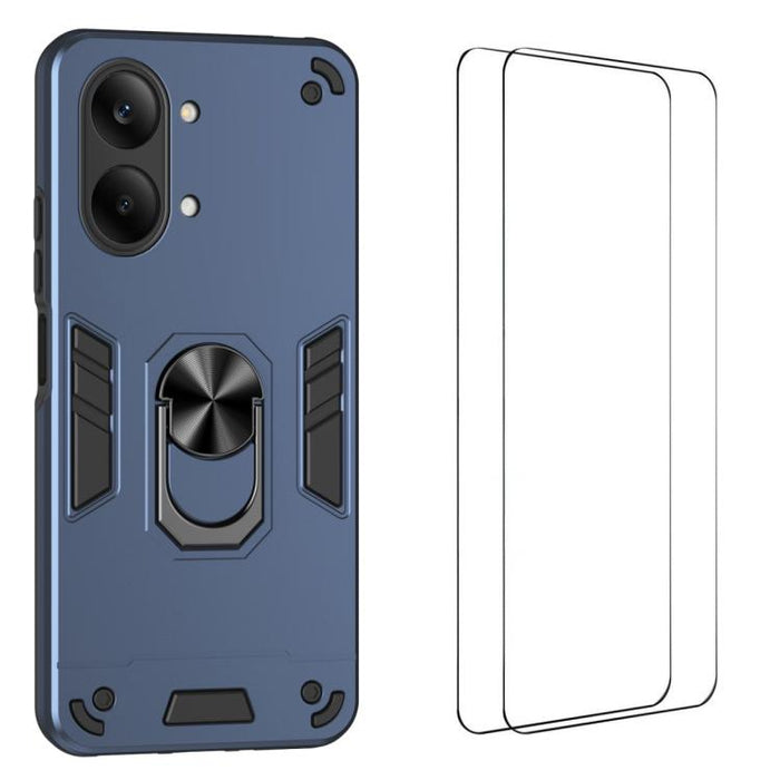 Funda protectora antigolpes con soporte integrado WANLONFENG para teléfono, incluye 2 protectores de pantalla., For Redmi Turbo 5 Max / Poco X8 Pro Max, For Redmi Turbo 5 5G / Poco X8 Pro, For Redmi K90 Pro Max / Poco F8 Ultra                          ...