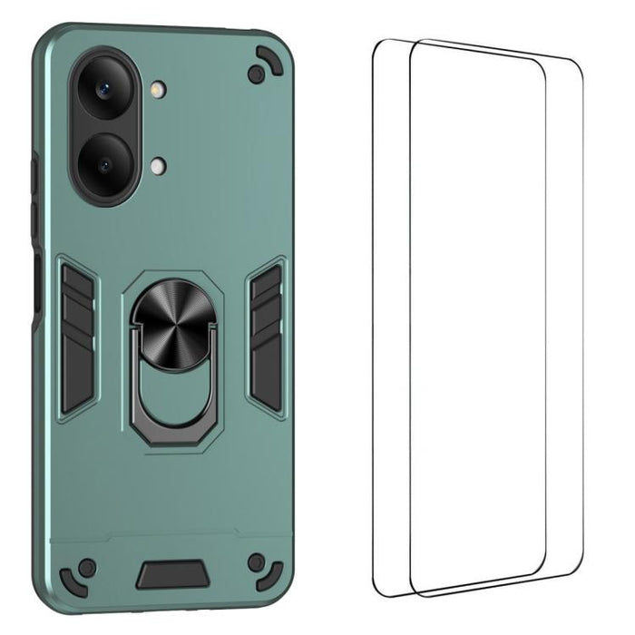 Funda protectora antigolpes con soporte integrado WANLONFENG para teléfono, incluye 2 protectores de pantalla., For Redmi Turbo 5 Max / Poco X8 Pro Max, For Redmi Turbo 5 5G / Poco X8 Pro, For Redmi K90 Pro Max / Poco F8 Ultra                          ...