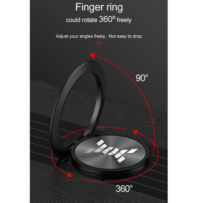 Funda protectora de TPU a prueba de golpes con textura de tela de costura XINLI con soporte para anillo