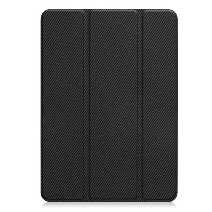 Funda para tablet de TPU con textura de fibra de carbono, soporte plegable de 3 pliegues y ranura para lápiz., For Xiaomi Redmi Pad 2 SE 9.7 2026