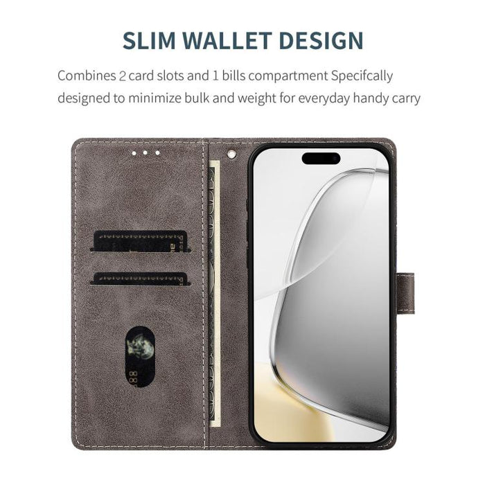 CH002 Funda para teléfono de piel vegana con hebilla y dibujo a color, For Redmi Note 12 5G Global / Xiaomi Poco X5