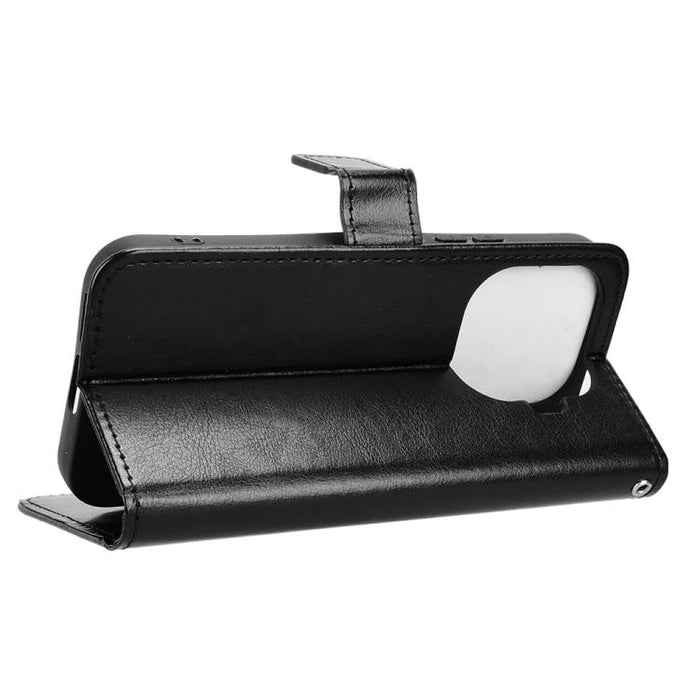 Funda para teléfono de cuero vegano con textura retro Crazy Horse, For Xiaomi 17T 5G