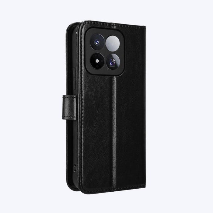 Funda para teléfono de cuero vegano con textura retro Crazy Horse, For Xiaomi 17T 5G