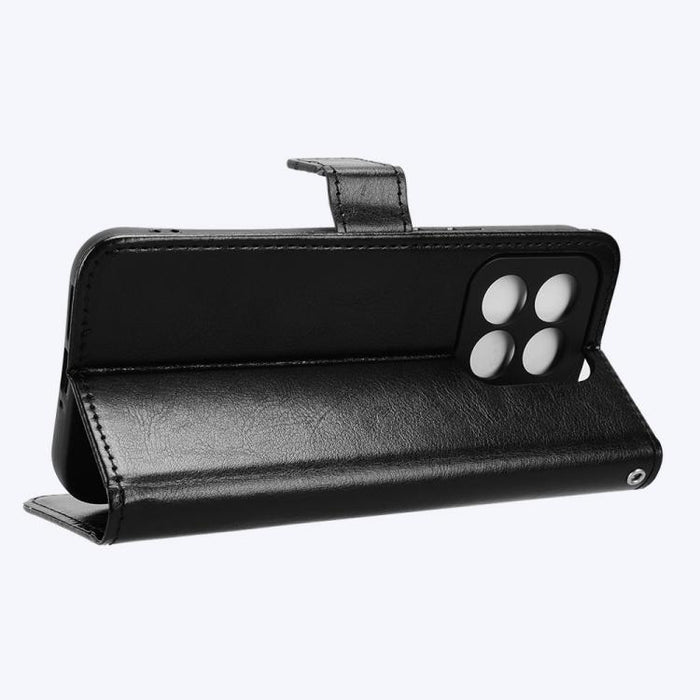 Funda para teléfono de cuero vegano con textura retro Crazy Horse, For Xiaomi 17T 5G