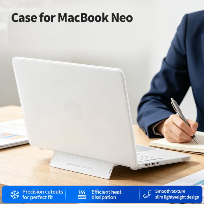 Funda protectora translúcida esmerilada para portátil, For MacBook Neo 13 inch 2026 A18 Pro A3404