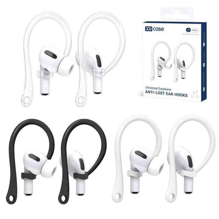 XDcase 3 pares de ganchos para orejas deportivos antideslizantes de goma suave, For AirPods / Galaxy Buds
