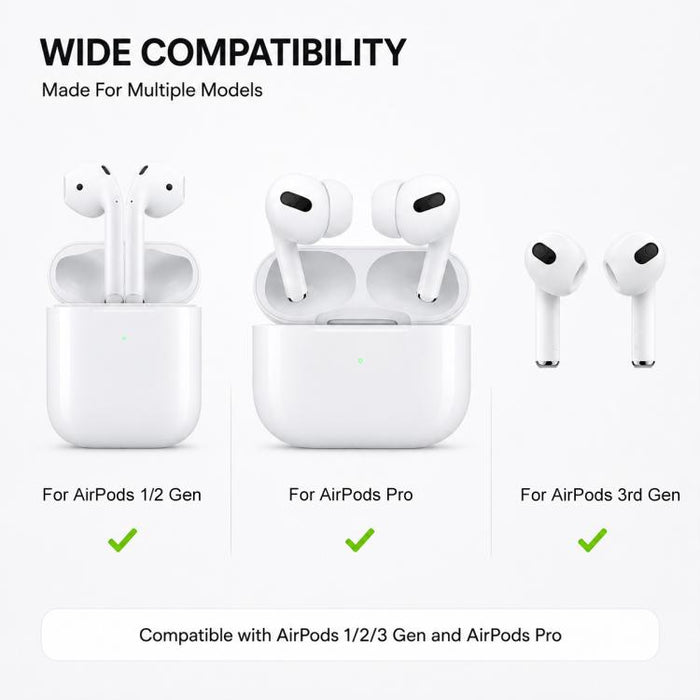 XDcase 3 pares de ganchos para orejas deportivos antideslizantes de goma suave, For AirPods / Galaxy Buds