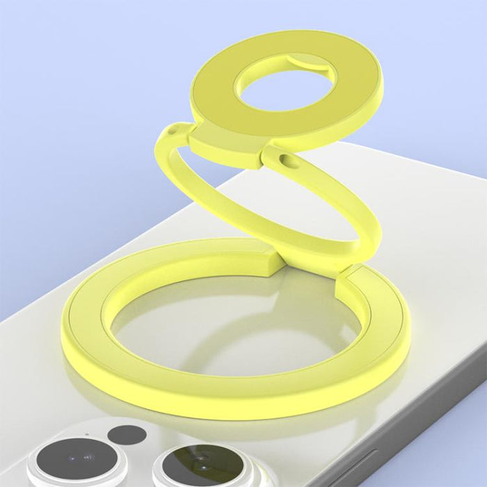 Soporte magnético para teléfono con hebilla de anillo giratoria de 360 grados y diseño colorido y multifuncional