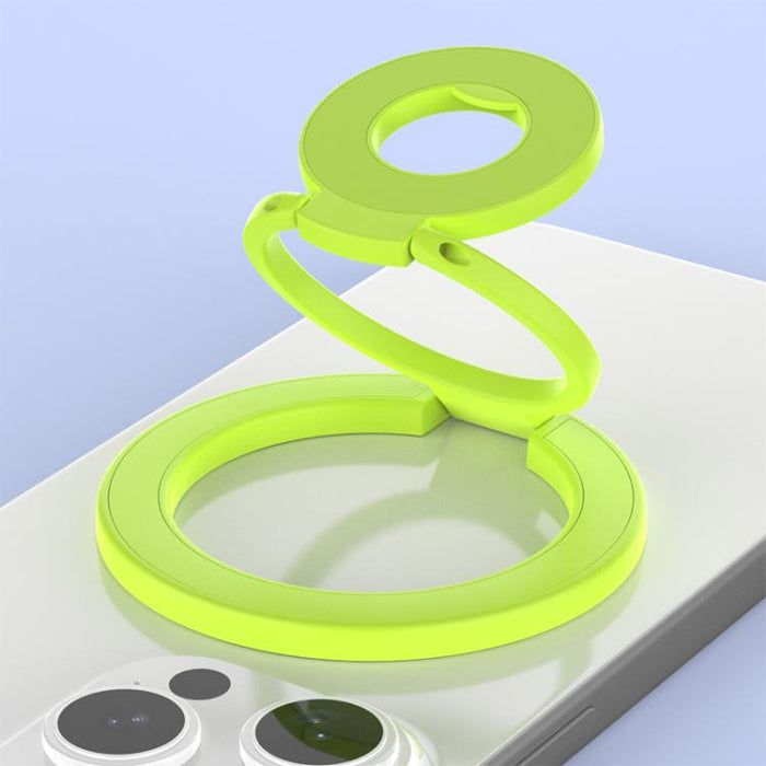 Soporte magnético para teléfono con hebilla de anillo giratoria de 360 grados y diseño colorido y multifuncional
