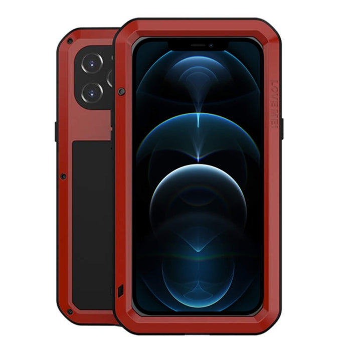 LOVE MEI Metal a prueba de golpes impermeable a prueba de polvo funda protectora, For iPhone 12 Pro, For iPhone 12 Pro Max