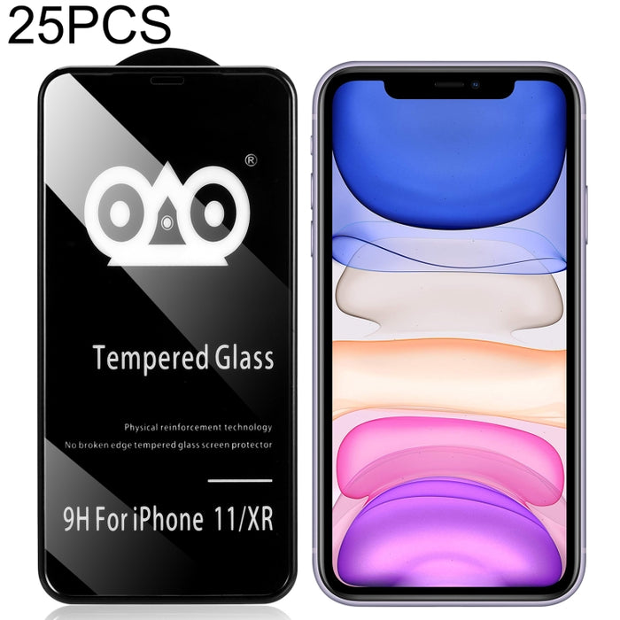 25 PCS Película de vidrio templado a prueba de golpes con borde anti-rotura Airbag, For iPhone X / XS (25 PCS), For iPhone XR (25 PCS), For iPhone XS Max (25 PCS), For iPhone 12 mini (25 PCS), For iPhone 12 / 12 Pro (25 PCS)                            ...