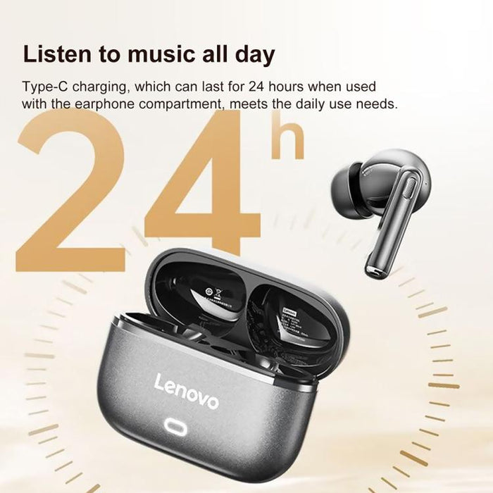 Auriculares inalámbricos Bluetooth Lenovo EA269 TWS con cancelación de ruido ENC, diseño semi-intraural., EA269