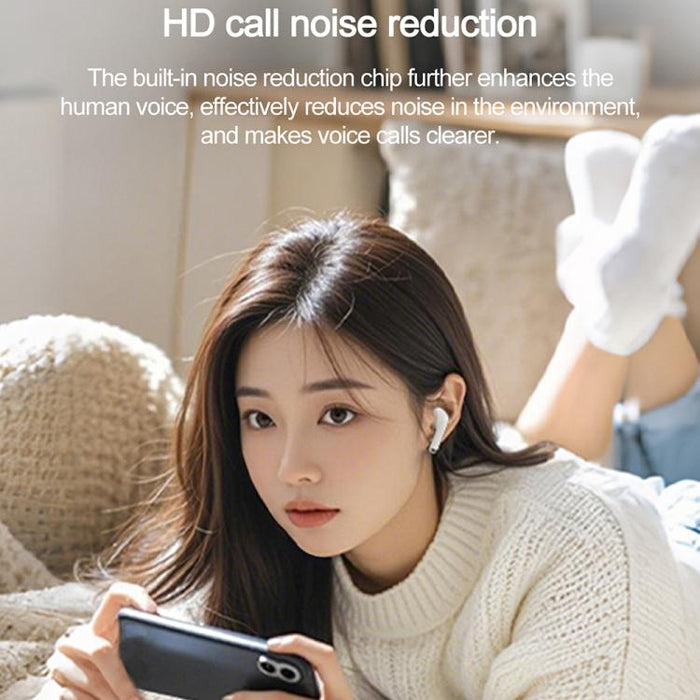 Auriculares inalámbricos Bluetooth Lenovo TA120 TWS con reducción de ruido mediante IA y diseño semi-intraural., TA120
