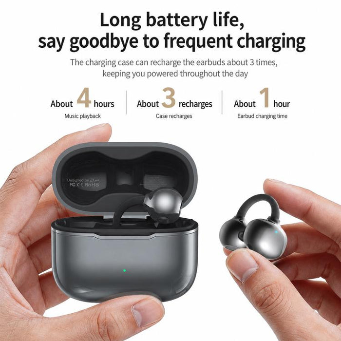 Auriculares inalámbricos Bluetooth ZGA GS29 Free Music con clip para 2 orejas