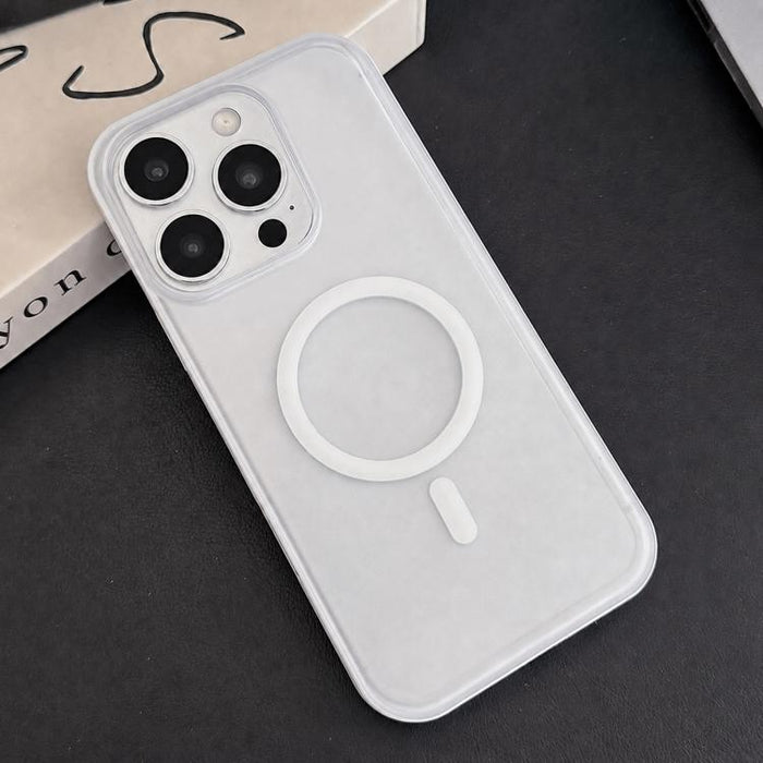Funda para teléfono con textura de cuero vegano híbrido de TPU magnético y botón de cámara con IA., For iPhone 17 Pro Max, For iPhone 17 Pro, For iPhone 17, For iPhone 16 Pro Max, For iPhone 16 Pro, For iPhone 16