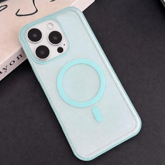 Funda para teléfono con textura de cuero vegano híbrido de TPU magnético y botón de cámara con IA., For iPhone 17 Pro Max, For iPhone 17 Pro, For iPhone 17, For iPhone 16 Pro Max, For iPhone 16 Pro, For iPhone 16