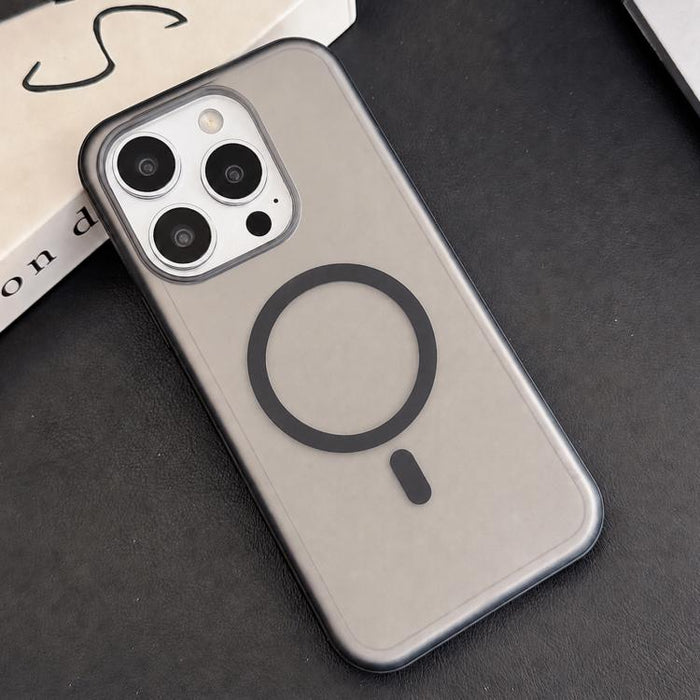 Funda para teléfono con textura de cuero vegano híbrido de TPU magnético y botón de cámara con IA., For iPhone 17 Pro Max, For iPhone 17 Pro, For iPhone 17, For iPhone 16 Pro Max, For iPhone 16 Pro, For iPhone 16
