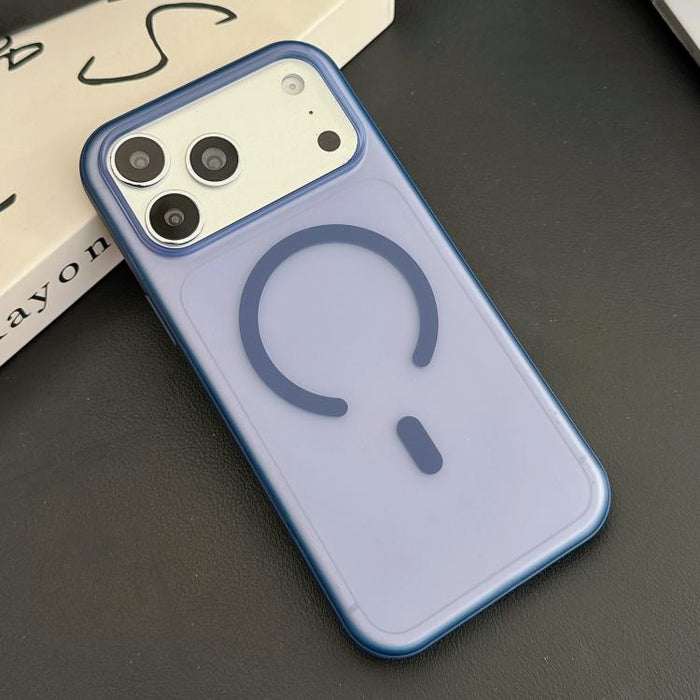Funda para teléfono con textura de cuero vegano híbrido de TPU magnético y botón de cámara con IA., For iPhone 17 Pro Max, For iPhone 17 Pro, For iPhone 17, For iPhone 16 Pro Max, For iPhone 16 Pro, For iPhone 16