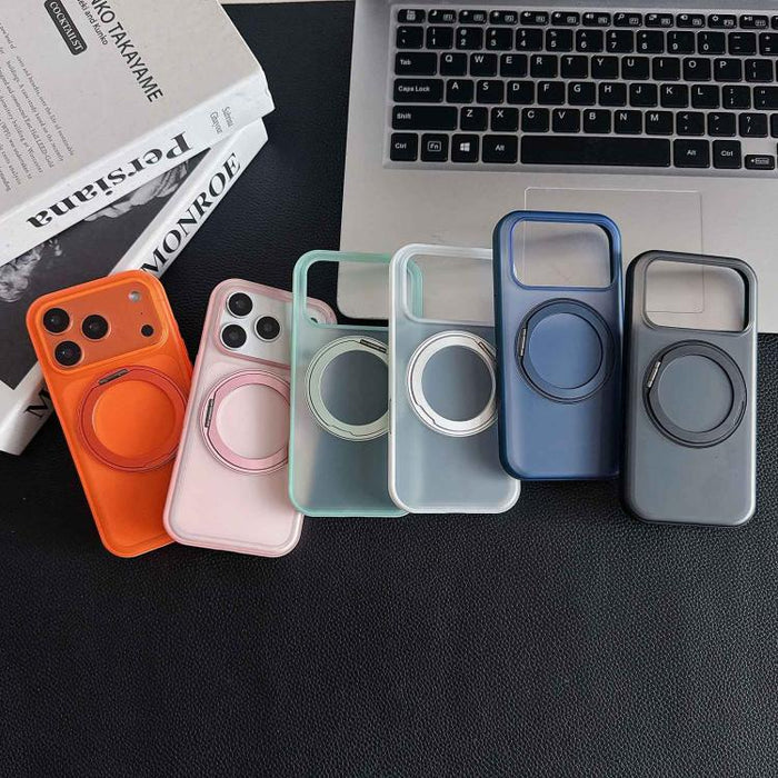 Funda magnética para teléfono con soporte giratorio de 360° y botón de cámara con IA., For iPhone 17 Pro Max, For iPhone 17 Pro, For iPhone 17, For iPhone 16 Pro Max, For iPhone 16 Pro, For iPhone 16
