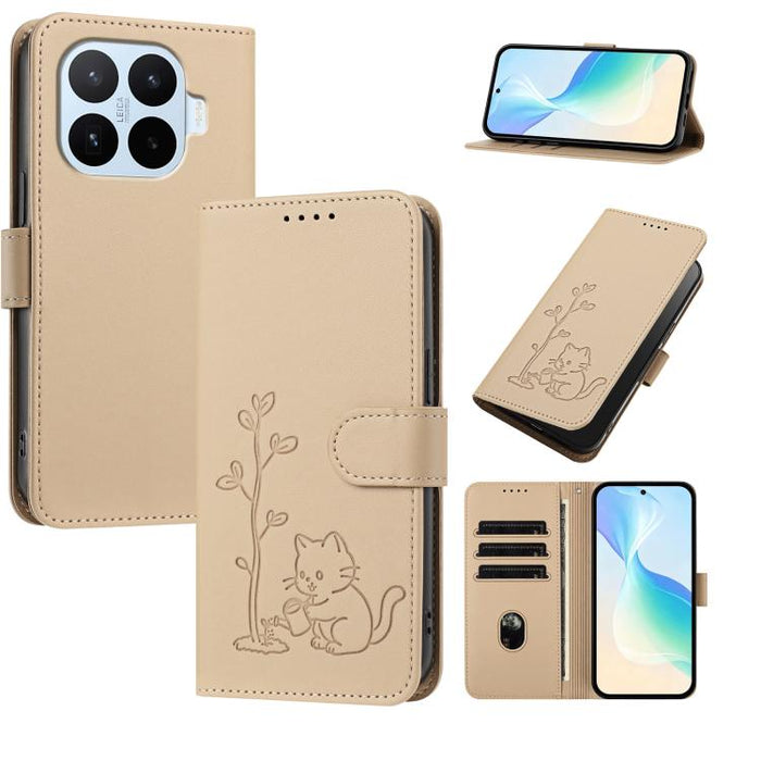 Funda para teléfono YX0014 con hebilla de árbol de agua para gatos y correa de cuero vegano., For Xiaomi 17T 5G, For Xiaomi Poco X8 Pro Max / Redmi Turbo 5 Max, For Xiaomi Poco X8 Pro 5G / Redmi Turbo 5 5G, For Xiaomi 17 Ultra                          ...