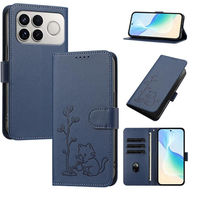 Funda para teléfono YX0014 con hebilla de árbol de agua para gatos y correa de cuero vegano., For Xiaomi 17T 5G, For Xiaomi Poco X8 Pro Max / Redmi Turbo 5 Max, For Xiaomi Poco X8 Pro 5G / Redmi Turbo 5 5G, For Xiaomi 17 Ultra                          ...