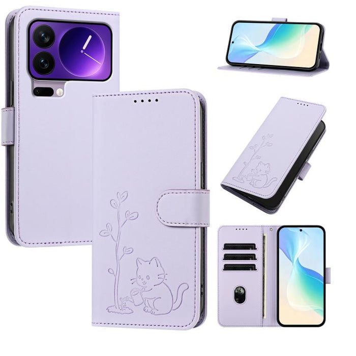 Funda para teléfono YX0014 con hebilla de árbol de agua para gatos y correa de cuero vegano., For Xiaomi 17T 5G, For Xiaomi Poco X8 Pro Max / Redmi Turbo 5 Max, For Xiaomi Poco X8 Pro 5G / Redmi Turbo 5 5G, For Xiaomi 17 Ultra                          ...