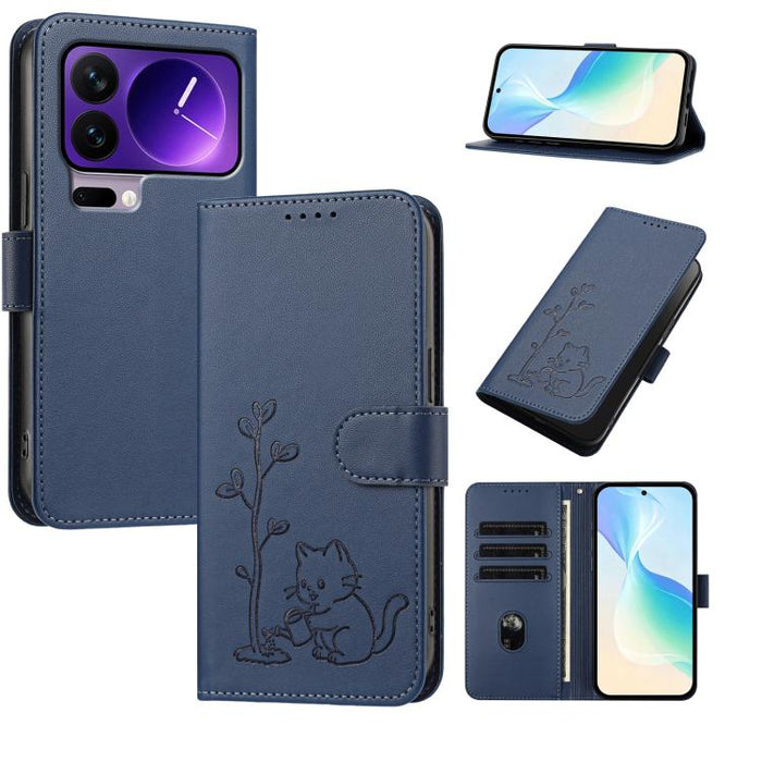Funda para teléfono YX0014 con hebilla de árbol de agua para gatos y correa de cuero vegano., For Xiaomi 17T 5G, For Xiaomi Poco X8 Pro Max / Redmi Turbo 5 Max, For Xiaomi Poco X8 Pro 5G / Redmi Turbo 5 5G, For Xiaomi 17 Ultra                          ...