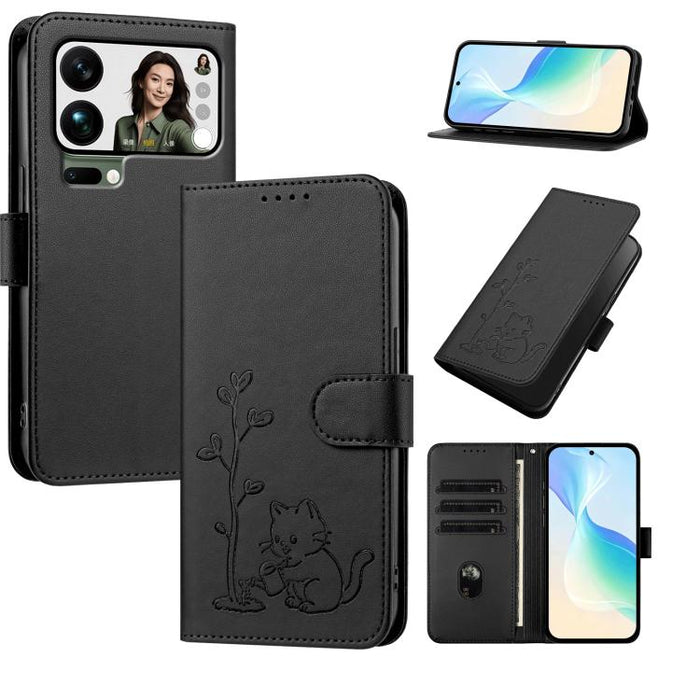 Funda para teléfono YX0014 con hebilla de árbol de agua para gatos y correa de cuero vegano., For Xiaomi 17T 5G, For Xiaomi Poco X8 Pro Max / Redmi Turbo 5 Max, For Xiaomi Poco X8 Pro 5G / Redmi Turbo 5 5G, For Xiaomi 17 Ultra                          ...