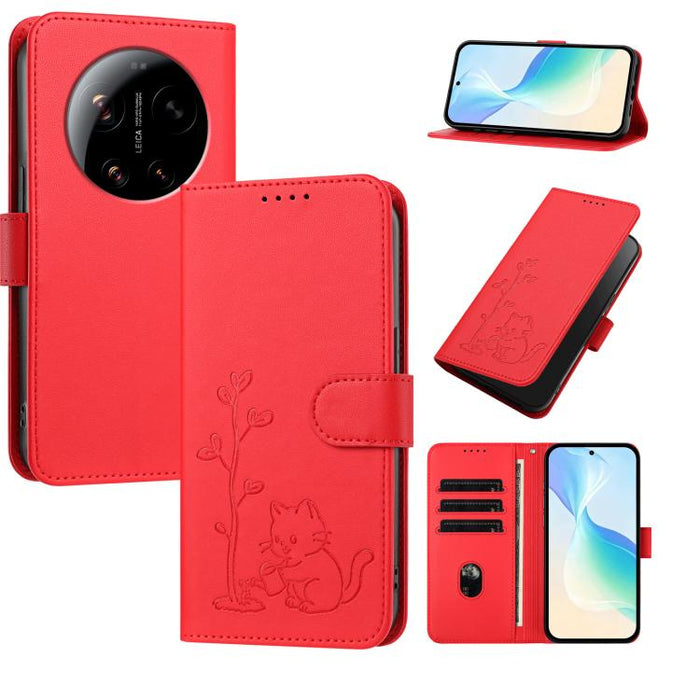 Funda para teléfono YX0014 con hebilla de árbol de agua para gatos y correa de cuero vegano., For Xiaomi 17T 5G, For Xiaomi Poco X8 Pro Max / Redmi Turbo 5 Max, For Xiaomi Poco X8 Pro 5G / Redmi Turbo 5 5G, For Xiaomi 17 Ultra                          ...