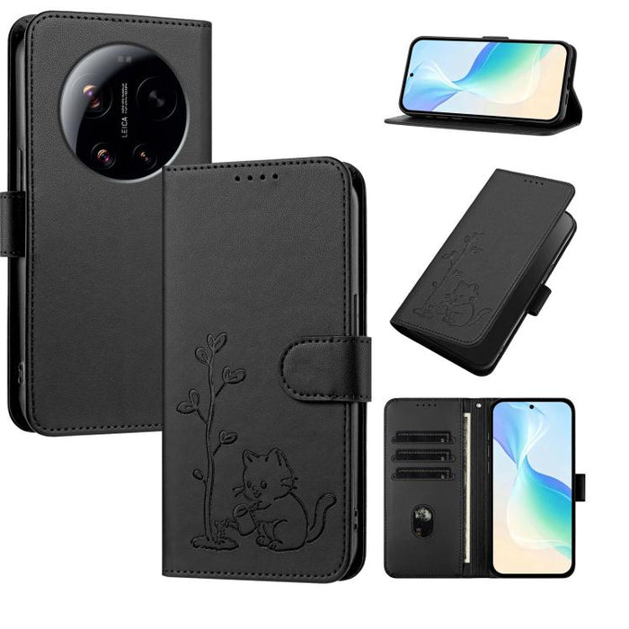 Funda para teléfono YX0014 con hebilla de árbol de agua para gatos y correa de cuero vegano., For Xiaomi 17T 5G, For Xiaomi Poco X8 Pro Max / Redmi Turbo 5 Max, For Xiaomi Poco X8 Pro 5G / Redmi Turbo 5 5G, For Xiaomi 17 Ultra                          ...
