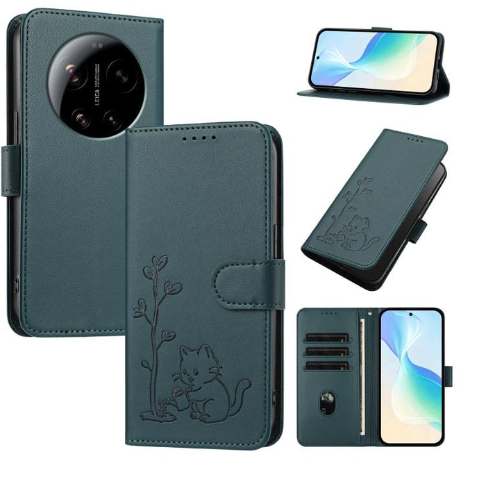 Funda para teléfono YX0014 con hebilla de árbol de agua para gatos y correa de cuero vegano., For Xiaomi 17T 5G, For Xiaomi Poco X8 Pro Max / Redmi Turbo 5 Max, For Xiaomi Poco X8 Pro 5G / Redmi Turbo 5 5G, For Xiaomi 17 Ultra                          ...