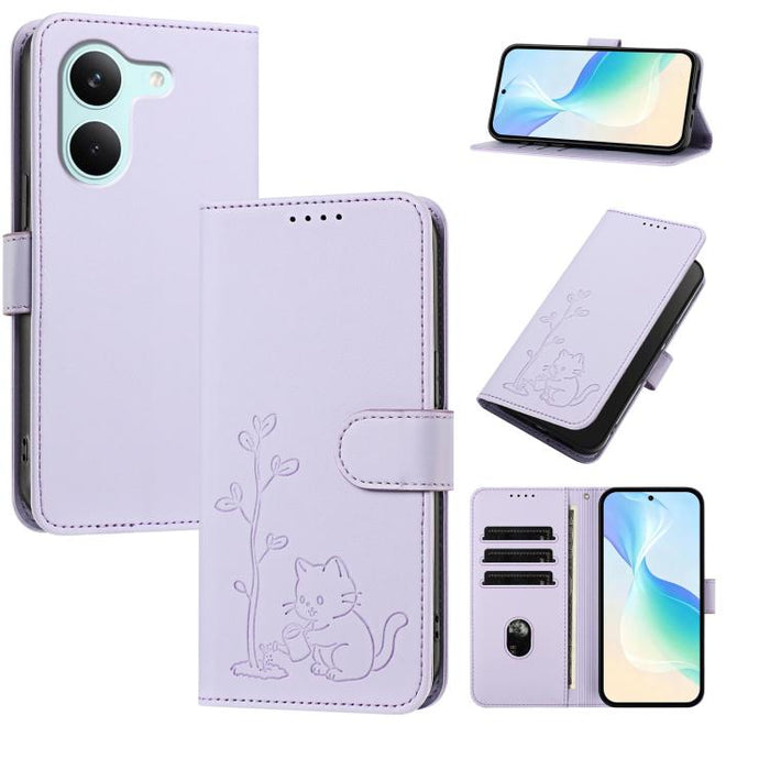 Funda para teléfono YX0014 con hebilla de árbol de agua para gatos y correa de cuero vegano., For Xiaomi 17T 5G, For Xiaomi Poco X8 Pro Max / Redmi Turbo 5 Max, For Xiaomi Poco X8 Pro 5G / Redmi Turbo 5 5G, For Xiaomi 17 Ultra                          ...