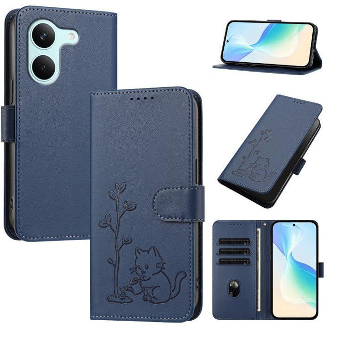 Funda para teléfono YX0014 con hebilla de árbol de agua para gatos y correa de cuero vegano., For Xiaomi 17T 5G, For Xiaomi Poco X8 Pro Max / Redmi Turbo 5 Max, For Xiaomi Poco X8 Pro 5G / Redmi Turbo 5 5G, For Xiaomi 17 Ultra                          ...