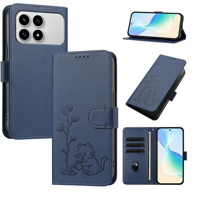 Funda para teléfono YX0014 con hebilla de árbol de agua para gatos y correa de cuero vegano., For Xiaomi 17T 5G, For Xiaomi Poco X8 Pro Max / Redmi Turbo 5 Max, For Xiaomi Poco X8 Pro 5G / Redmi Turbo 5 5G, For Xiaomi 17 Ultra                          ...
