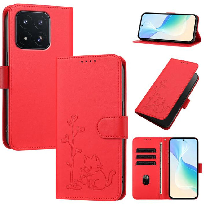 Funda para teléfono YX0014 con hebilla de árbol de agua para gatos y correa de cuero vegano., For Xiaomi 17T 5G, For Xiaomi Poco X8 Pro Max / Redmi Turbo 5 Max, For Xiaomi Poco X8 Pro 5G / Redmi Turbo 5 5G, For Xiaomi 17 Ultra                          ...