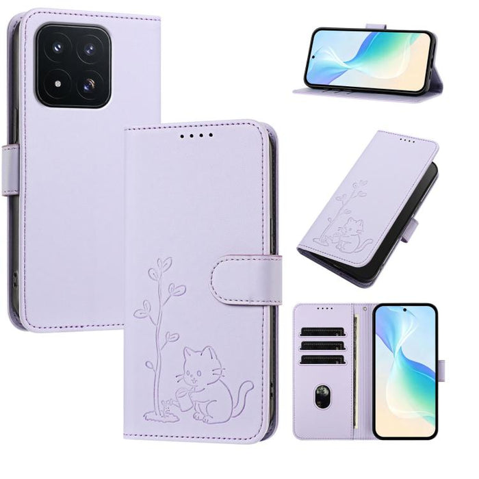 Funda para teléfono YX0014 con hebilla de árbol de agua para gatos y correa de cuero vegano., For Xiaomi 17T 5G, For Xiaomi Poco X8 Pro Max / Redmi Turbo 5 Max, For Xiaomi Poco X8 Pro 5G / Redmi Turbo 5 5G, For Xiaomi 17 Ultra                          ...