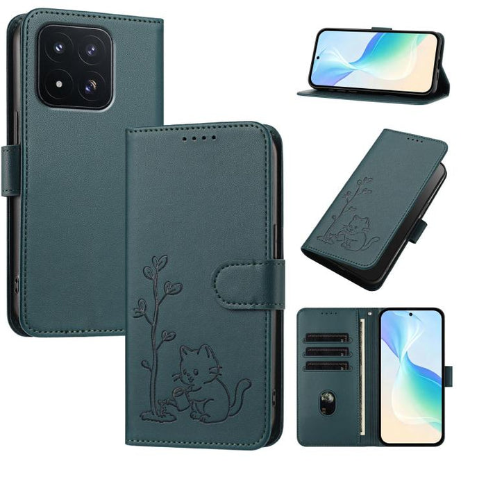 Funda para teléfono YX0014 con hebilla de árbol de agua para gatos y correa de cuero vegano., For Xiaomi 17T 5G, For Xiaomi Poco X8 Pro Max / Redmi Turbo 5 Max, For Xiaomi Poco X8 Pro 5G / Redmi Turbo 5 5G, For Xiaomi 17 Ultra                          ...