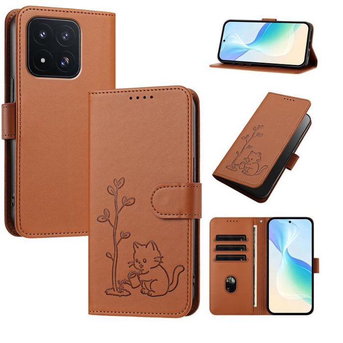 Funda para teléfono YX0014 con hebilla de árbol de agua para gatos y correa de cuero vegano., For Xiaomi 17T 5G, For Xiaomi Poco X8 Pro Max / Redmi Turbo 5 Max, For Xiaomi Poco X8 Pro 5G / Redmi Turbo 5 5G, For Xiaomi 17 Ultra                          ...