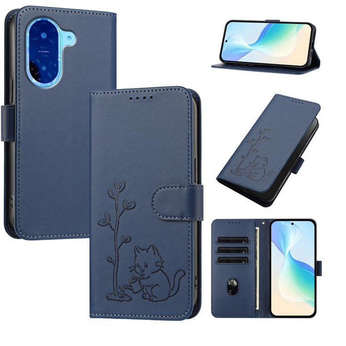 Funda para teléfono YX0014 con hebilla de árbol de agua para gatos y correa de cuero vegano., For Redmi 15C 5G / 4G EU 173mm, For Redmi A5 4G 173.3mm, For Redmi A5 4G 171.7mm / Poco C71, For Redmi Note 14 4G 164.84mm                                    ...