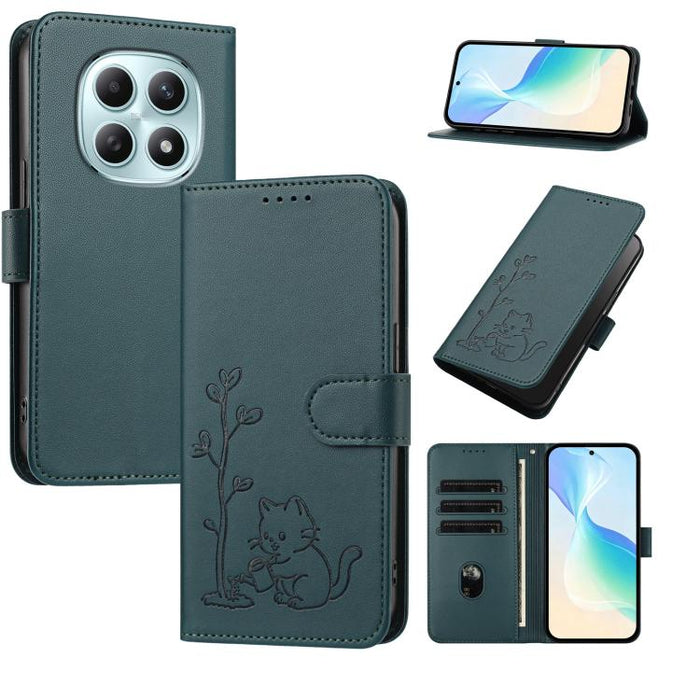 Funda para teléfono YX0014 con hebilla de árbol de agua para gatos y correa de cuero vegano., For Redmi K90 Max 5G, For Redmi A7 Pro 171mm / Poco C85x 5G, For Redmi 15a 5G, For Redmi Note 15 Pro+ 5G 163.3mm / Poco M8 Pro 5G                             ...