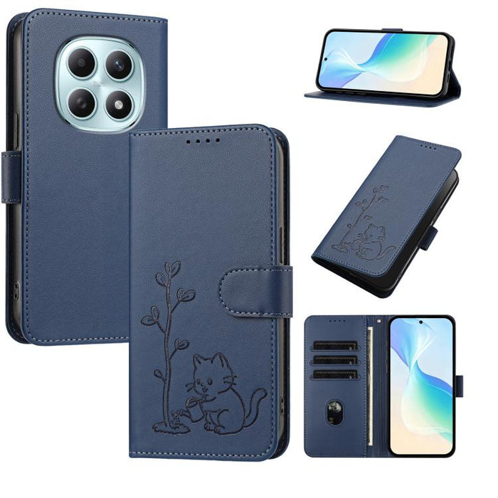 Funda para teléfono YX0014 con hebilla de árbol de agua para gatos y correa de cuero vegano., For Redmi K90 Max 5G, For Redmi A7 Pro 171mm / Poco C85x 5G, For Redmi 15a 5G, For Redmi Note 15 Pro+ 5G 163.3mm / Poco M8 Pro 5G                             ...