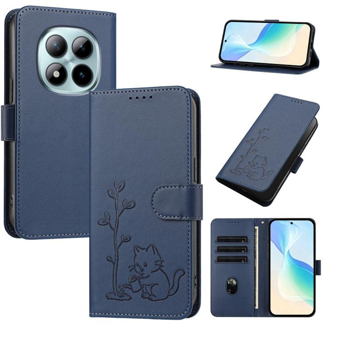 Funda para teléfono YX0014 con hebilla de árbol de agua para gatos y correa de cuero vegano., For Redmi K90 Max 5G, For Redmi A7 Pro 171mm / Poco C85x 5G, For Redmi 15a 5G, For Redmi Note 15 Pro+ 5G 163.3mm / Poco M8 Pro 5G                             ...