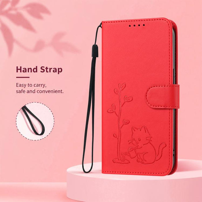 Funda para teléfono YX0014 con hebilla de árbol de agua para gatos y correa de cuero vegano., For Redmi 15C 5G / 4G EU 173mm, For Redmi A5 4G 173.3mm, For Redmi A5 4G 171.7mm / Poco C71, For Redmi Note 14 4G 164.84mm                                    ...