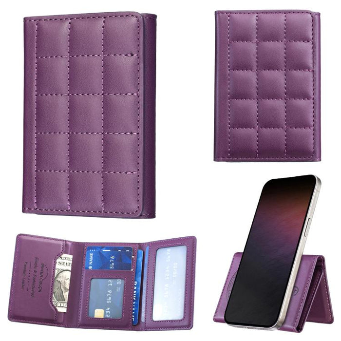 Soporte magnético cuadrado para teléfono móvil BFK38 con ranuras para tarjetas RFID