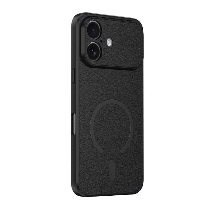 Funda magnética para teléfono de piel de oveja vegana, For iPhone 17 Pro Max, For iPhone 17 Pro, For iPhone 17