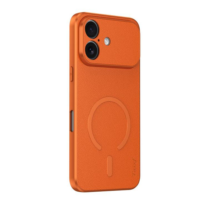 Funda magnética para teléfono de piel de oveja vegana, For iPhone 17 Pro Max, For iPhone 17 Pro, For iPhone 17
