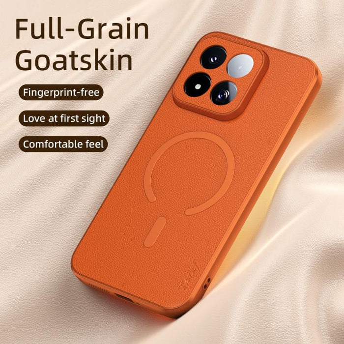 Funda magnética para teléfono de piel de oveja vegana, For Xiaomi 17 Max 5G, For Xiaomi 17T Pro 5G, For Xiaomi 17T 5G