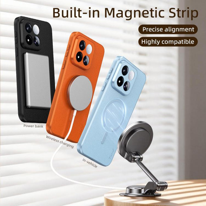 Funda magnética para teléfono de piel de oveja vegana, For Xiaomi 17 Max 5G, For Xiaomi 17T Pro 5G, For Xiaomi 17T 5G