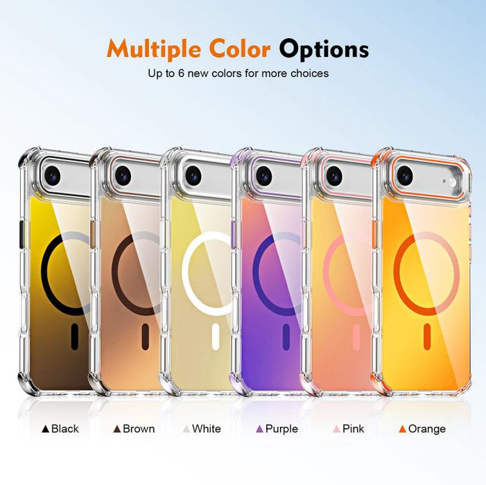 Funda magnética para teléfono con soporte y lente camaleón, For iPhone Air
