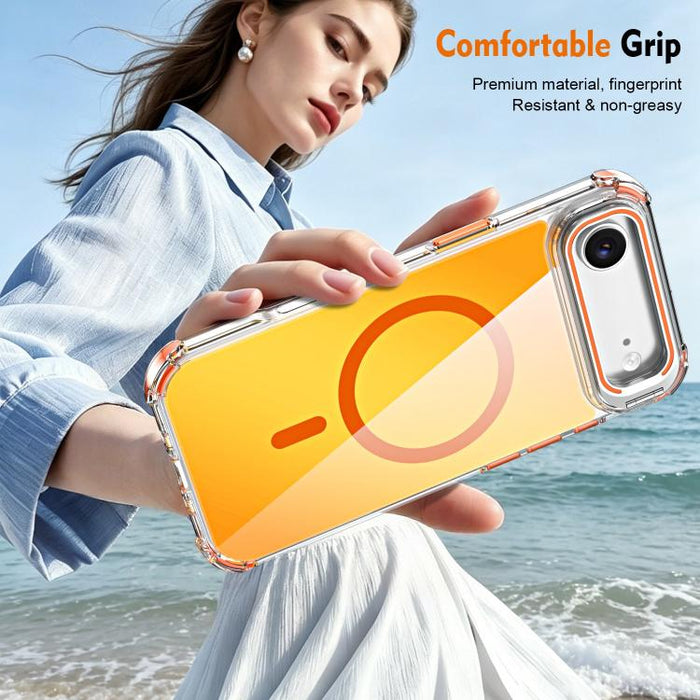 Funda magnética para teléfono con soporte y lente camaleón, For iPhone Air